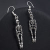 Halloween Skull Dangle Earrings