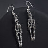 Halloween Skull Dangle Earrings