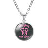 New Pink Ribbon Hope necklaces For Women Breast Cancer Awareness Pendant chains Fashion Medical Jewelry Gift