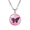 New Pink Ribbon Hope necklaces For Women Breast Cancer Awareness Pendant chains Fashion Medical Jewelry Gift