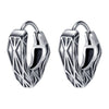 Round Earrings Stainless Steel Skull Earrings