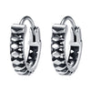 Round Earrings Stainless Steel Skull Earrings