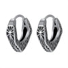 Round Earrings Stainless Steel Skull Earrings