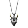 Ghost Skull Mask Pendant Necklace Cool Men's Rock Party Jewelry