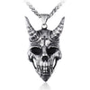 Ghost Skull Mask Pendant Necklace Cool Men's Rock Party Jewelry