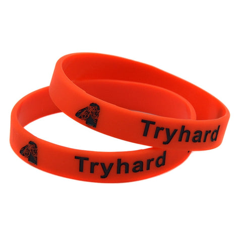 Try Hard Silicone Bracelets