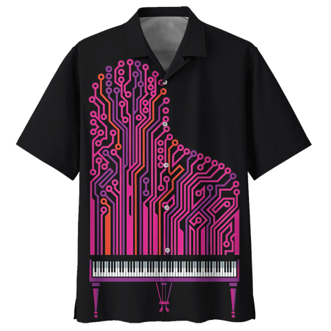 PIANO HAWAIIAN SHIRT 586008