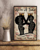 We're A Team Gift For Couple Customized Canvas Wall Art Print Home Decor HT