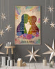LGBT Couple Gifts For Couple Vertical Customized Canvas QA