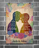 LGBT Couple Gifts For Couple Vertical Customized Canvas QA