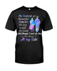 My Husband Left Me Beautiful Memories He's Always at My Side Classic T-Shirt Widow Shirt