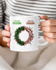 This is The Season This is The Reason Mugs Jesus Mug Coffee Cup Wreath Pattern Christmas Gifts