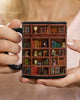 Library Book Shelf Mugs Book Mug Book Coffee Cup Gifts for Book Lovers HN