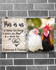 Chicken This Is Us Poster Personalized Gift For Her Couple Gift Valentine Gift HN