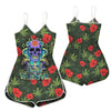 Beauty & The Devil Romper For Women Cannabis Marijuana 420 Weed Shirts Clothing Gifts HT