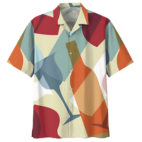WINE HAWAIIAN SHIRT 190037