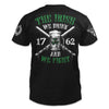 American Patriot Shirt Black Thin Blue Line Shirt The Irish