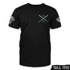 American Patriot Shirt Black Thin Blue Line Shirt The Irish - Tall Size