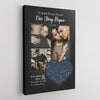 Under These Stars Our Story Began Canvas Personalized Couple Gift Anniversary Gift HN