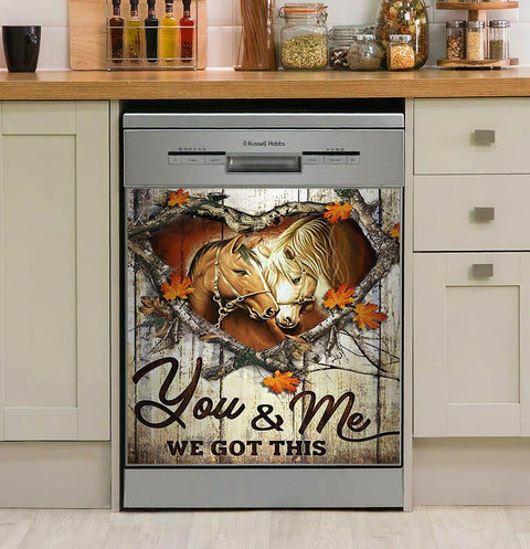 Horse You _ Me Decor Kitchen Dishwasher Cover