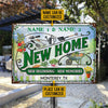 Garden Married Couple New Home Custom Classic Metal Signs