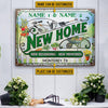 Garden Married Couple New Home Custom Classic Metal Signs