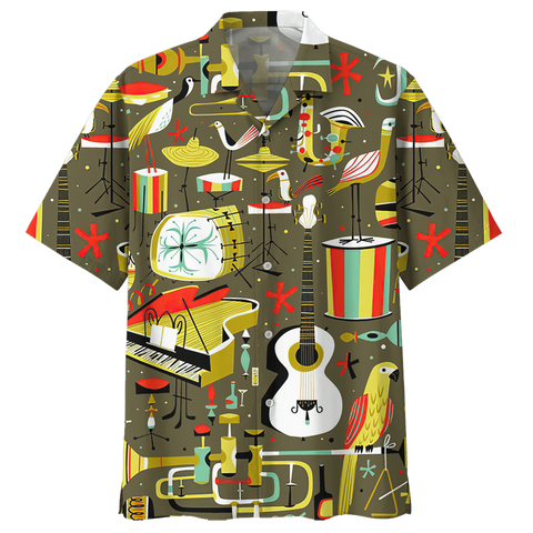 PIANO HAWAIIAN SHIRT 405826