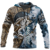 Men Hoodie Sea Bass Fishing Huk up Gear 3D Shirts for Men and Women