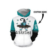 Grandma Witch Hat 3D Custom Hoodie