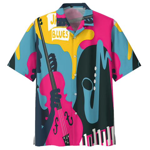 PIANO HAWAIIAN SHIRT 537103